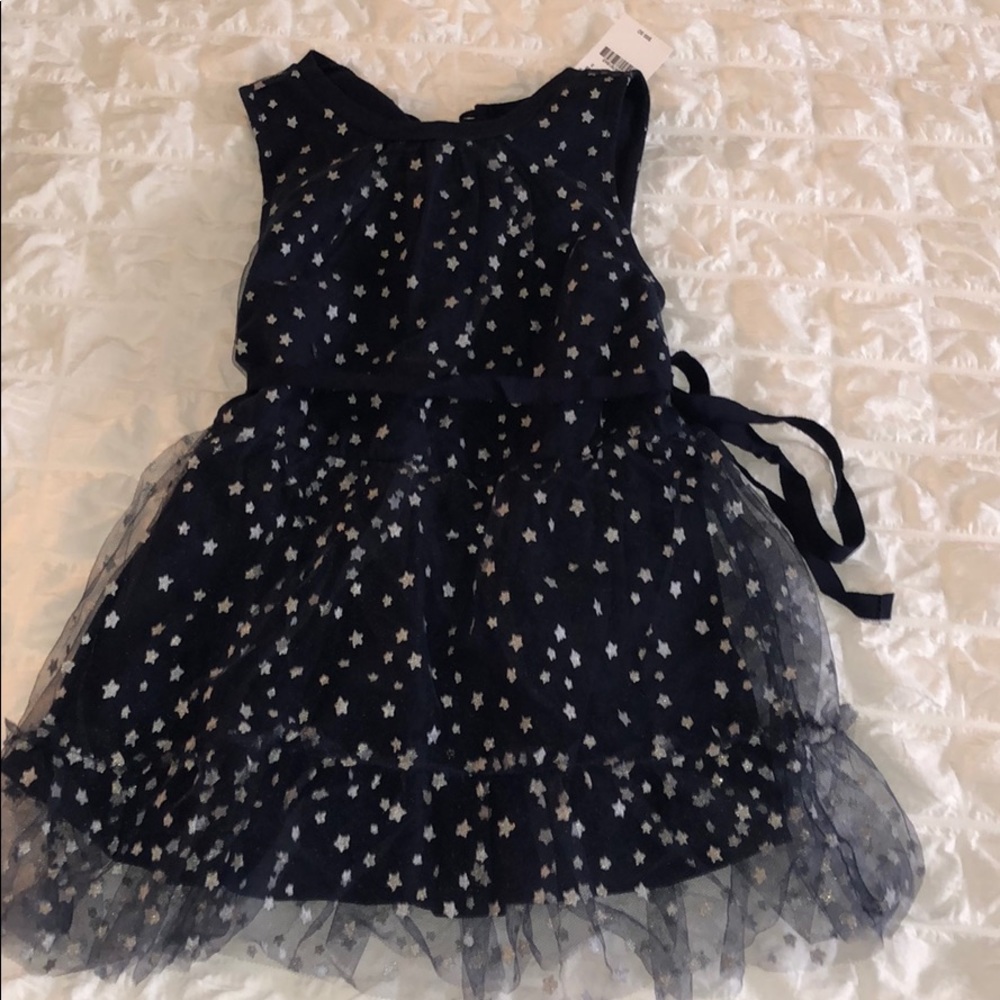 Crewcuts Navy Tulle Dress